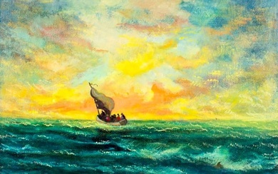 Elliot Orr (MA,FL,1904-1997) oil painting