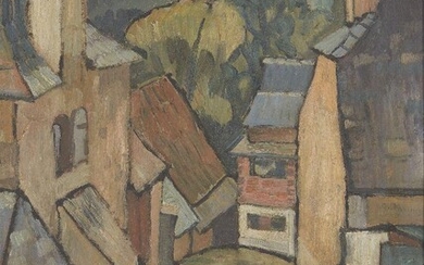 Ernst Eisenmayer, Austrian/British 1920¬®2018 - South of France; oil on canvas board, 50.8 x 40.25 cm