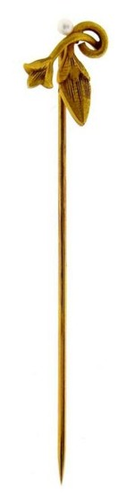 FOREVER 14k Yellow Gold & Natural Pearl Stick Pin