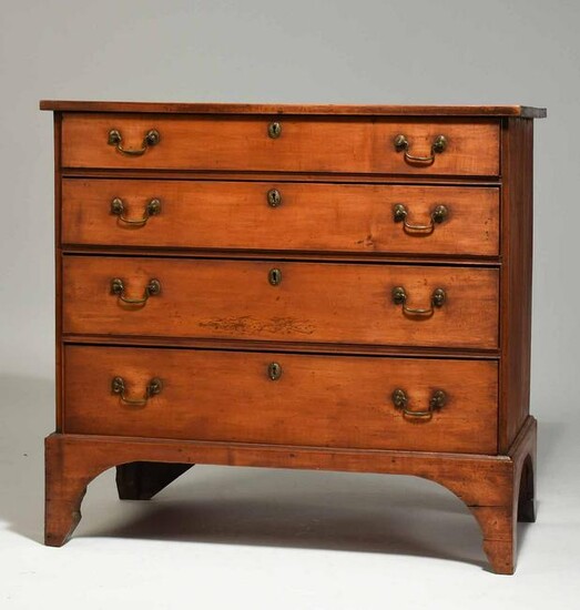 Federal Maple Four-Drawer Chest