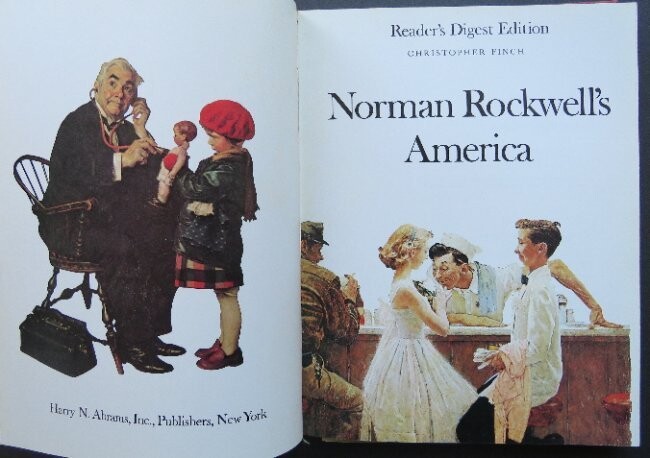 Finch, Norman Rockwells America 1976, 600+ illustr.