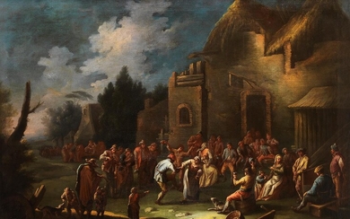 Flämischer Maler des 17. Jahrhunderts, FESTVERGNÜGEN AUF DEM LANDE