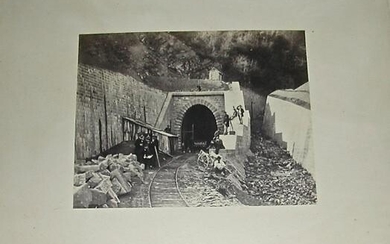 Fotografie originali FERROVIA Bologna - Pistoia. 1859/1864 Fotografo Odoardo Galli.