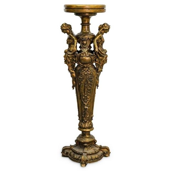 French Style Grand Ornate Pedestal