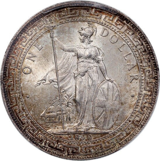 Great Britain, silver $1, 1898-B, Trade Dollar