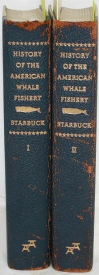 HISTORY OF THE AMERICAN WHALE FISHERY, 2 VOLUME