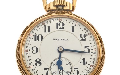 Hamilton Railroad Grade Gold-Filled Pocket Watch