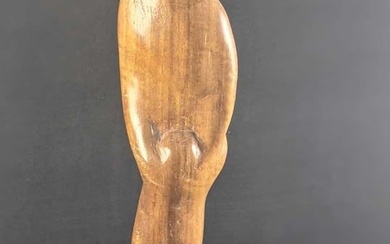 Hand Carved Wooden Abstract Figure Figurine
