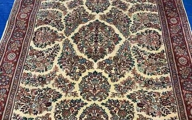 Hand Knotted Persian Sarouk Rug 6x9 ft #110
