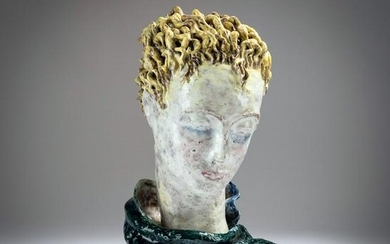 Hedwig Schmiedl, Head with blond hair, c. 1920