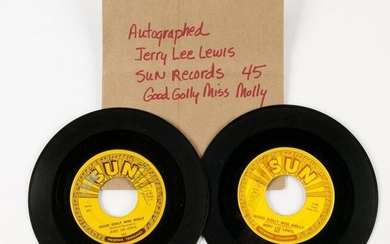 Jerry Lee Lewis Autographed 45 Record