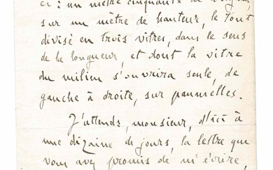 LITERATURE - ZOLA Emile (1840 - 1902) - Autograph letter signed