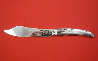 Lap Over Edge Acid Etched by Tiffany and Co Sterling Fish Knife HHAS with Ducks
