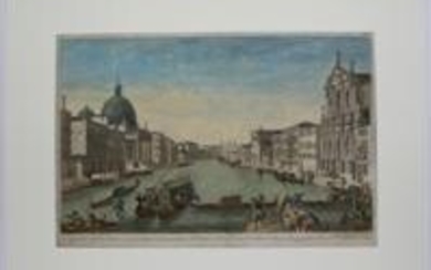 Le Grand Canal de Venise ayant a droite le Couvent de St. Claire et l\'Eglife des Carmes-dechaus, et a Gauche (Venice)