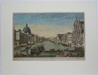 Le Grand Canal de Venise ayant a droite le Couvent de St. Claire et l\'Eglife des Carmes-dechaus, et a Gauche (Venice)