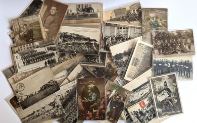 [Militaria]. Collection of ±140 (col.) picture postcards, ±1900-1930, mainly World...