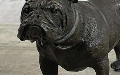 Miniature English Bulldog Bronze Sculpture