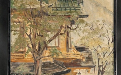 OIL PAINTING of ASIAN LANDSCAPE