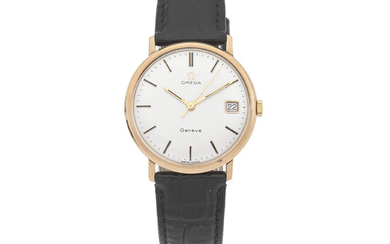 Omega. A 9K gold manual wind wristwatch Circa 1969