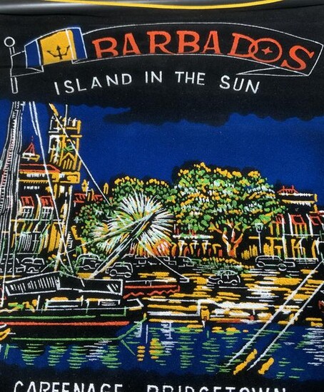 Painted Felt Tapestry of Barbados