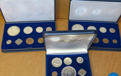 Particuliere inbreng nederlandse zilveren muntsets