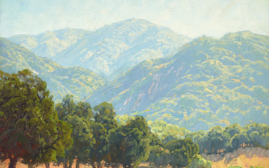 Paul Grimm (1891-1974) Ranch Scene and Valley Haze (a group...