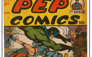 Pep Comics #31 (MLJ, 1942) CGC VG/FN 5.0 Off-white...