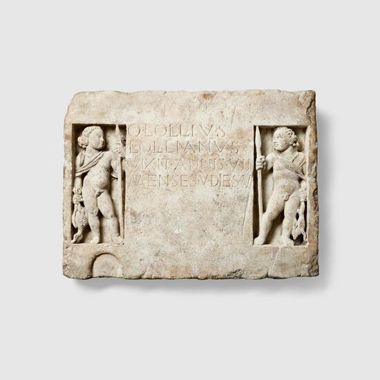 ROMAN FUNERARY RELIEF EUROPE, C. 1ST - 2ND CENTURY A.D.
