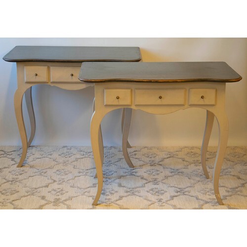 SIDE TABLES BY CHELSEA DESIGN CO, a pair, French Louis XV st...