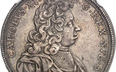 SUÈDE - SWEDEN Charles XI (1660-1697). 8 mark 1692 AS,...