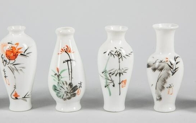 Set of Chinese Porcelain Cabinet Vase