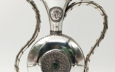 Silver jug Bezalel design - made by "Avishi"