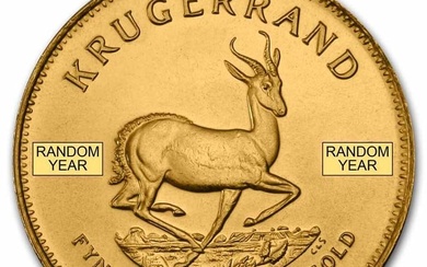 South African 1 oz Gold Krugerrand Coin