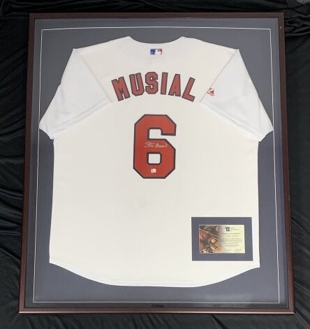 Stan Musial Autographed Cardinals Jersey