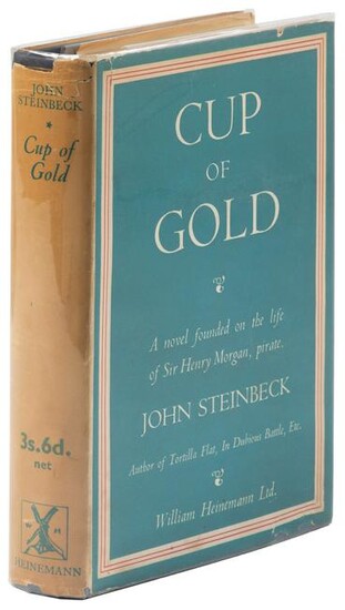 Steinbeck's Cup of Gold, 1st U.K. Ed. in scarce jacket