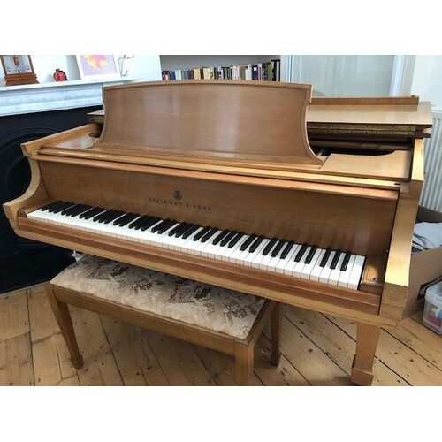 Steinway (c1968) A 6ft New York Model L grand piano in a Fre...