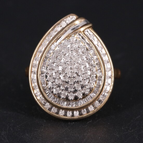 Sterling 0.51 CTW Diamond Ring