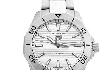 TAG Heuer Aquaracer WBP1111.BA0627 - Aquaracer Quartz White Dial Stainless Steel Men's Watch