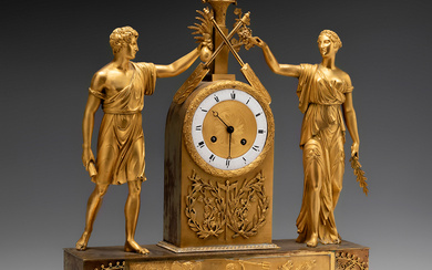 Table clock. First Empire. France, ca. 1810.