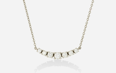 Tiffany & Co. Diamond and platinum necklace