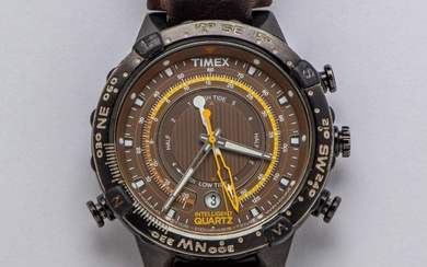 Timex Intelligent Quartz Gents Watch, 100 Meters Waterresistant, Tide -...