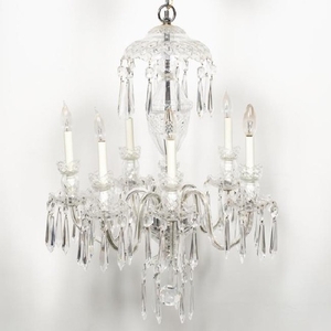 Waterford Crystal "Avoca" Six Light Chandelier