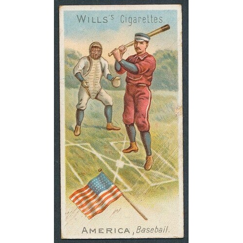 Wills. 1901 Sports of All Nations set, in good cond., with s...