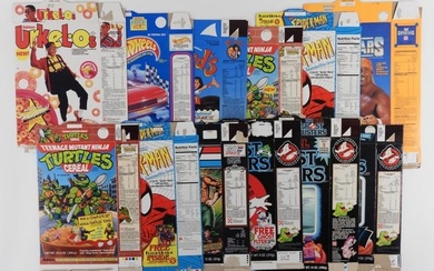 12 Vintage Ralston Pop Culture Cereal Box Archive