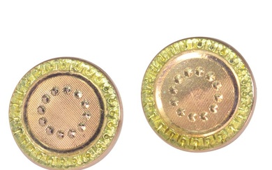 18 kt. Pink gold - Earrings - Vintage antique Victorian anno 1890