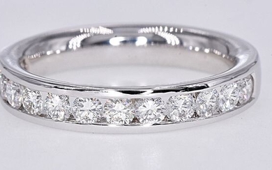 18 kt. White gold - Ring - 0.72 ct Diamond