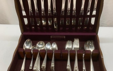 1847 Rogers Bros. Silver Plate Flatware Set 77