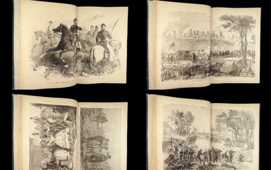 1890 HUGE Soldier in Our Civil War Illustrated Military Battles Lincoln FOLIO