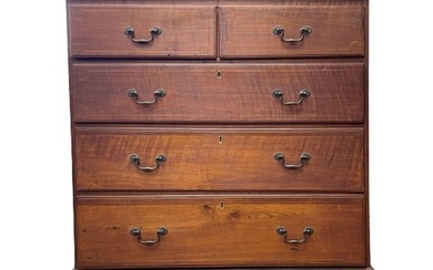 18TH C TWO OVER THREE SOUTHERN CHEST