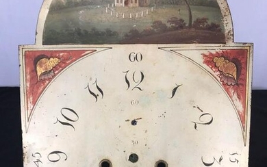 18th Century English Grandfather Clock Face